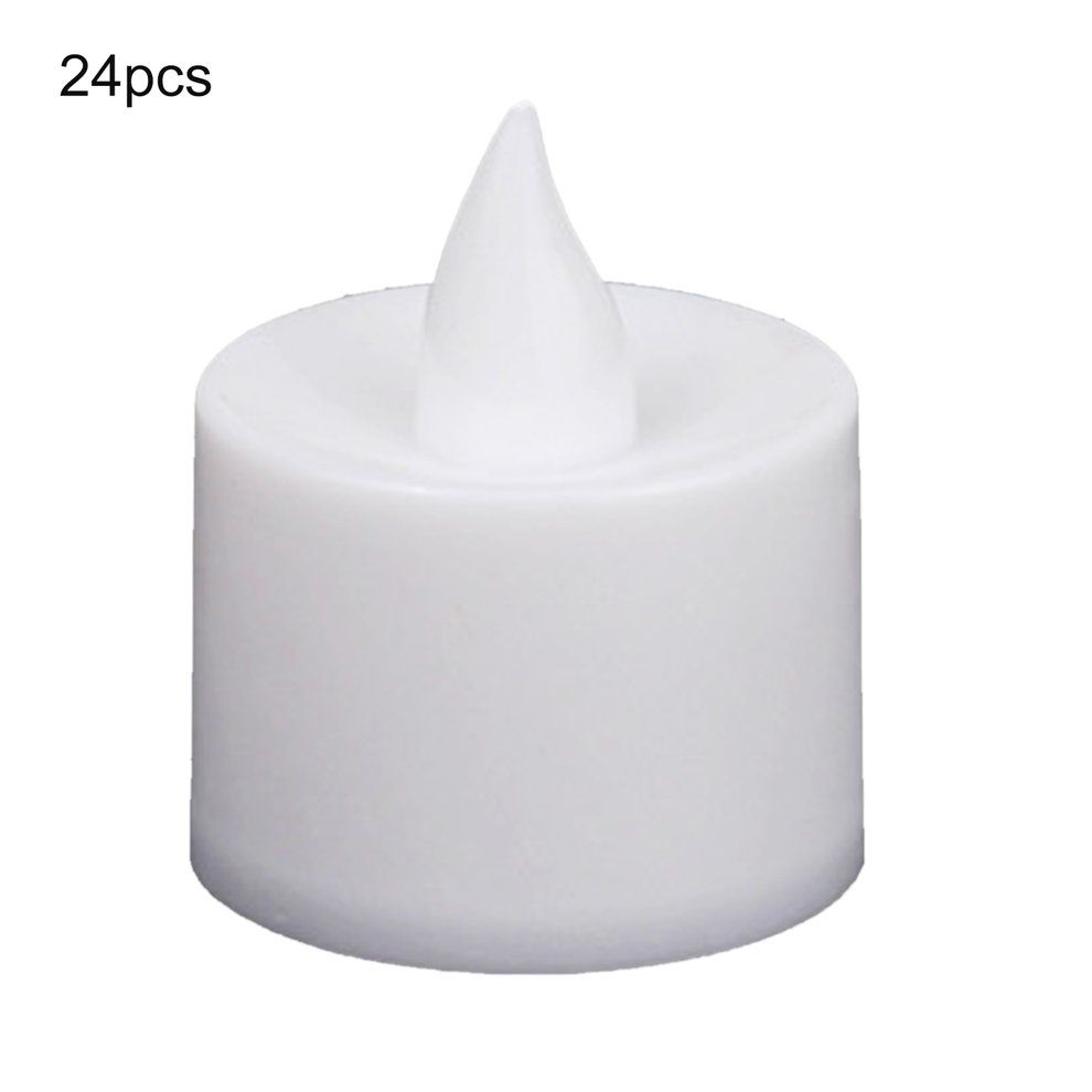 Flameless   Tea Light Tea  Andles Wedding Light Romanti   Andles De Oration-white-yellow Light No Flash