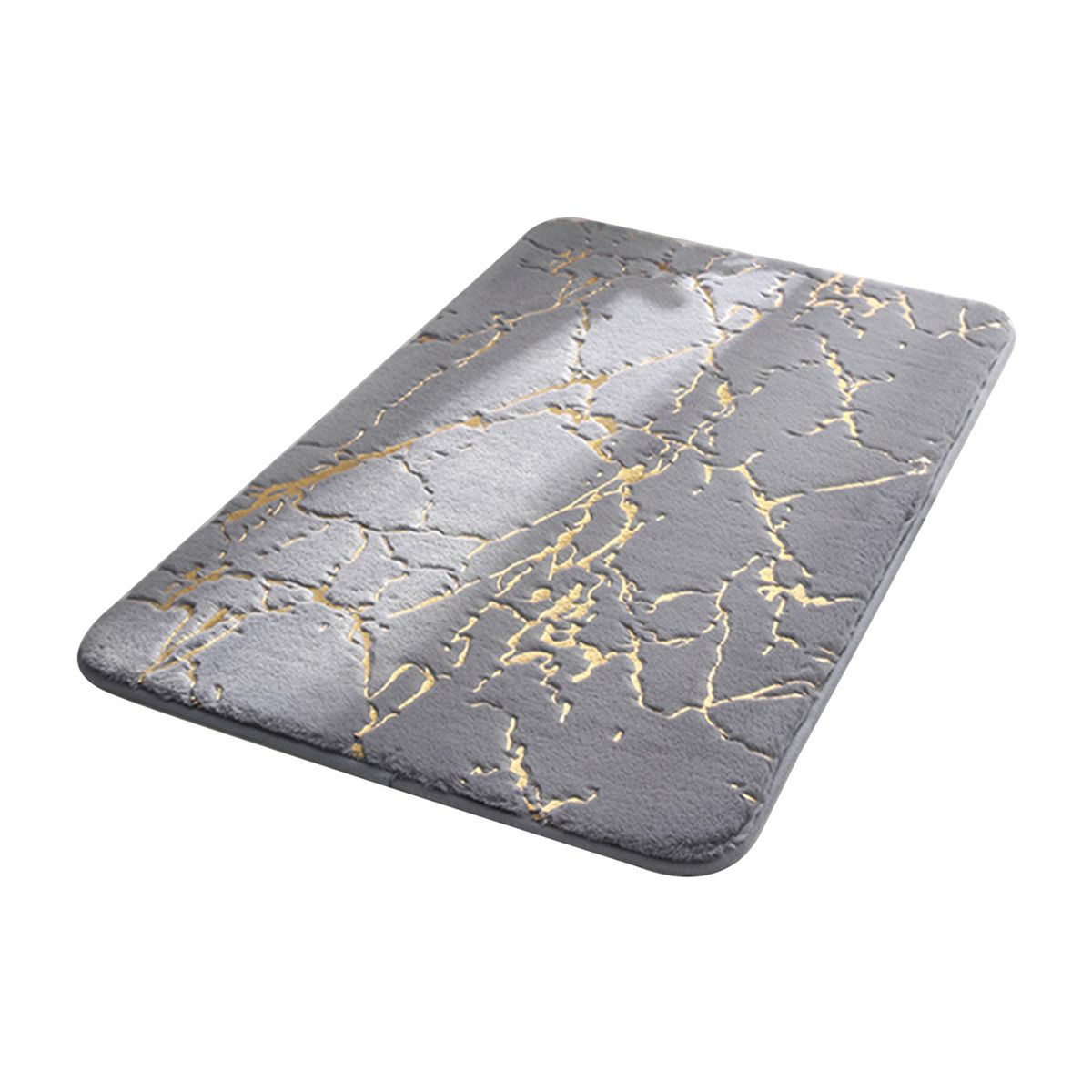 Marbling Bath Mat 16 X 24 Inch Soft Floor Rug Non Slip Water