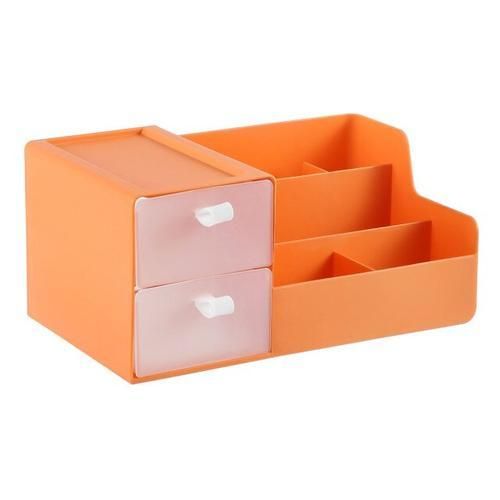 Cosmetic Storage Box Drawer Dressing Table Pull Out Skin Care Product Organizer Desktop Storage Boxes