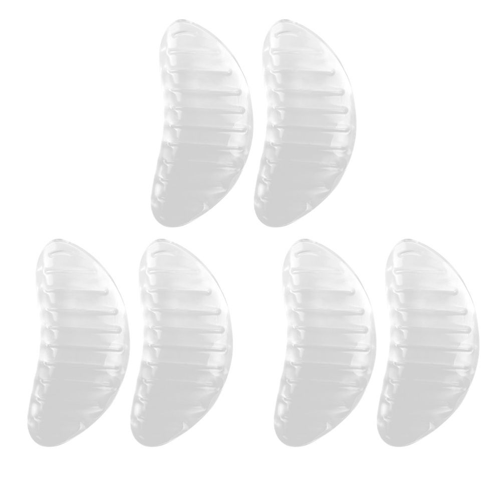 3 Pair/set Flat Feet Arch Support Pad Silicone Transparent