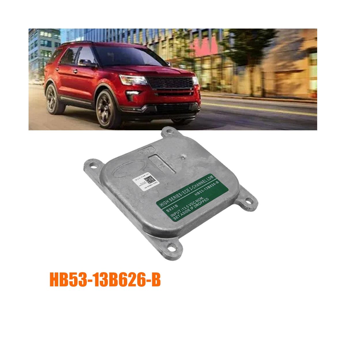 Car Headlight Module Control Unit HB53-13B626-B for Ford Explorer 2017-2019 LDM LED Light Driver Xenon HID Ballast