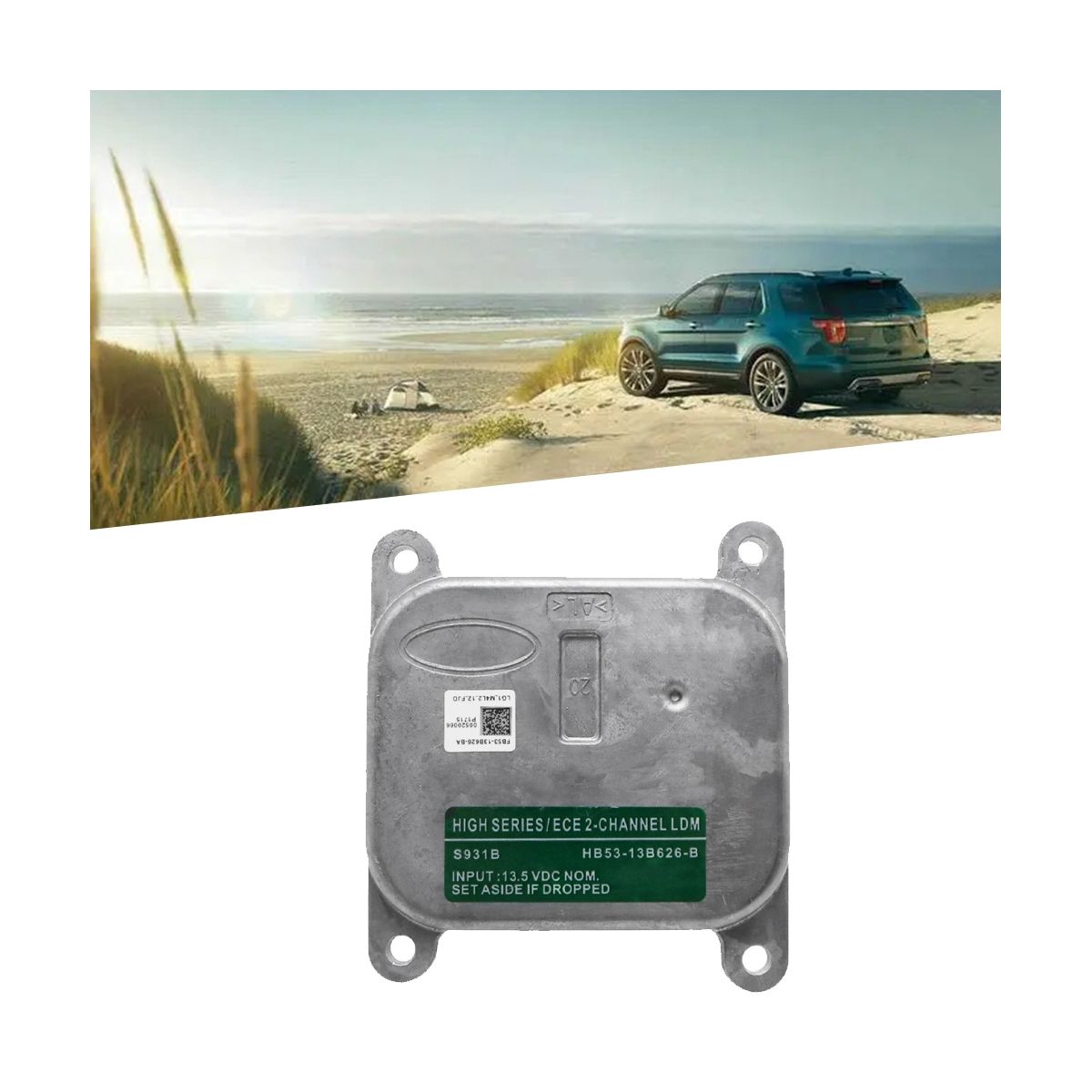 Car Headlight Module Control Unit HB53-13B626-B for Ford Explorer 2017-2019 LDM LED Light Driver Xenon HID Ballast