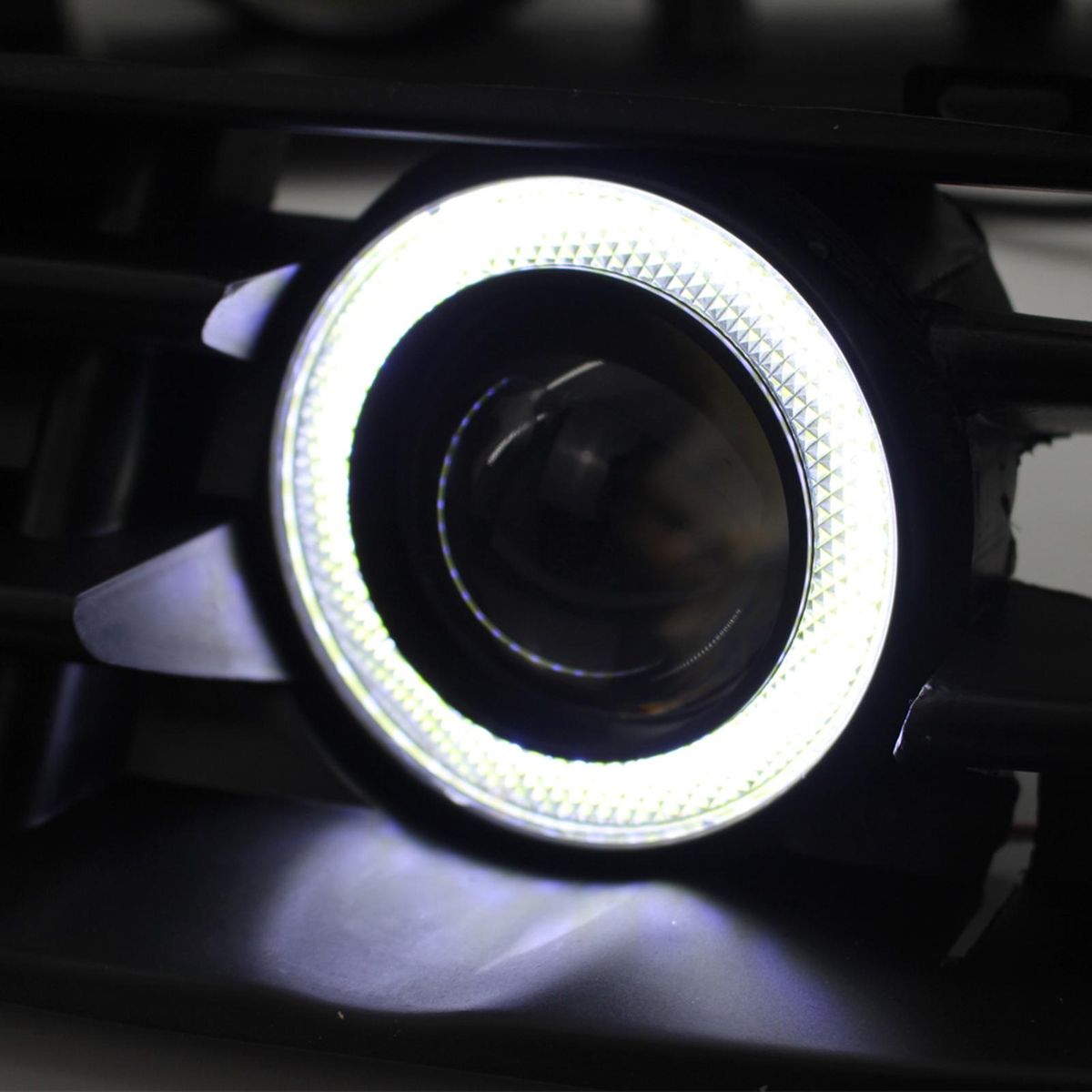 Fog Light LED Front Bumper Grille DRL Lamp Part Replacement For VW Jetta Bora Mk4 99-04