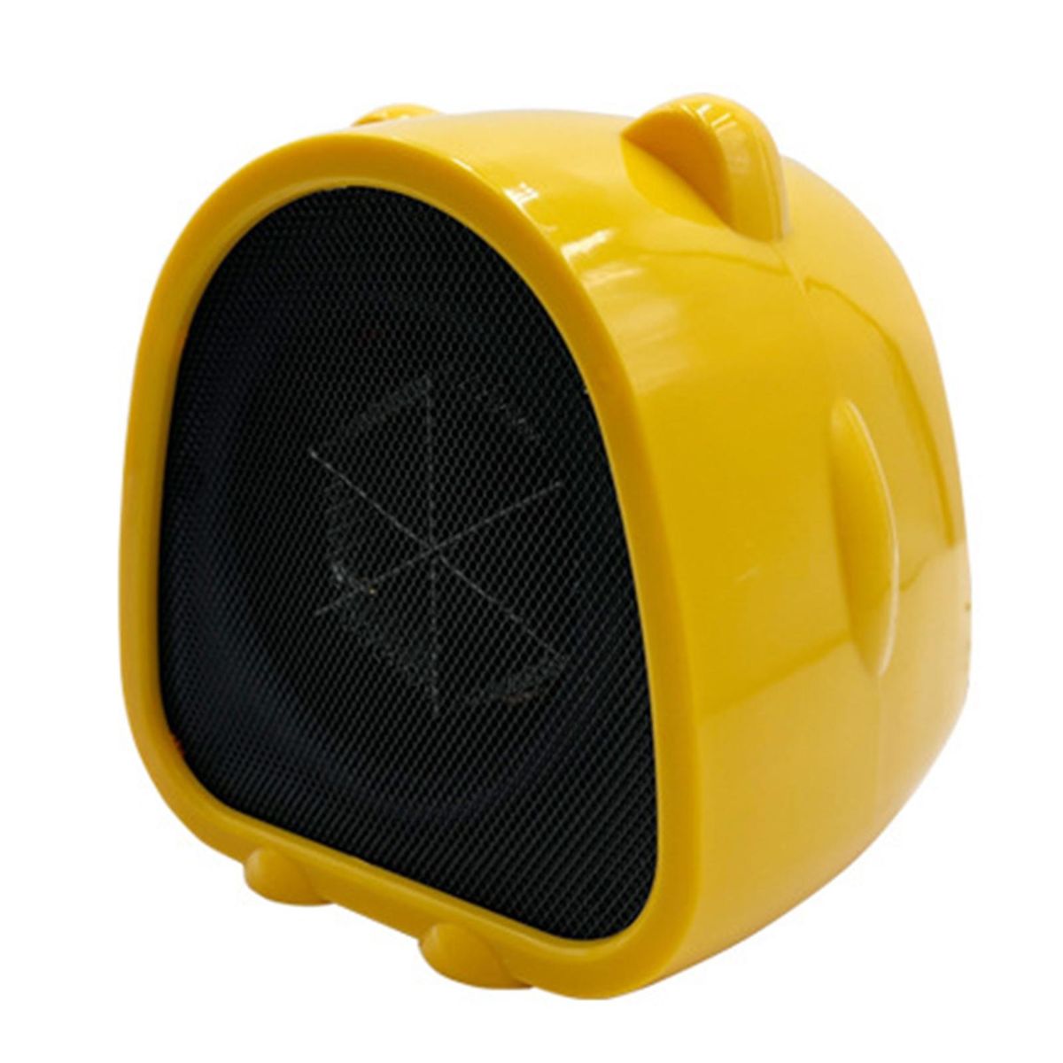 1 Set Mini Heater Air Convection Space Heater Yellow