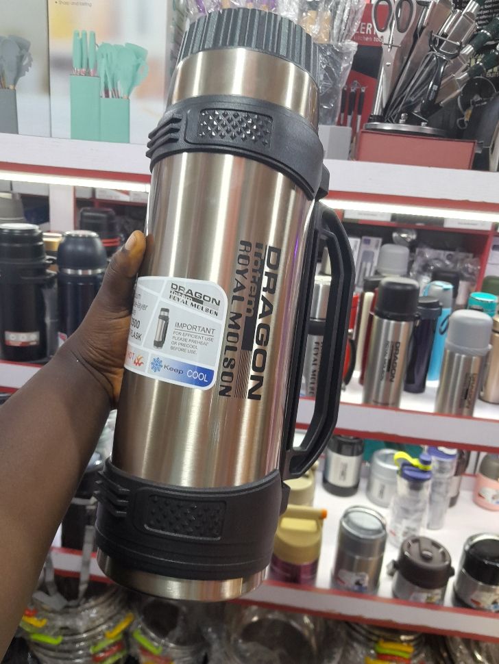 STAINLESS STEEL HOT/COLD WATER FLASK- 3.5l Big Size
