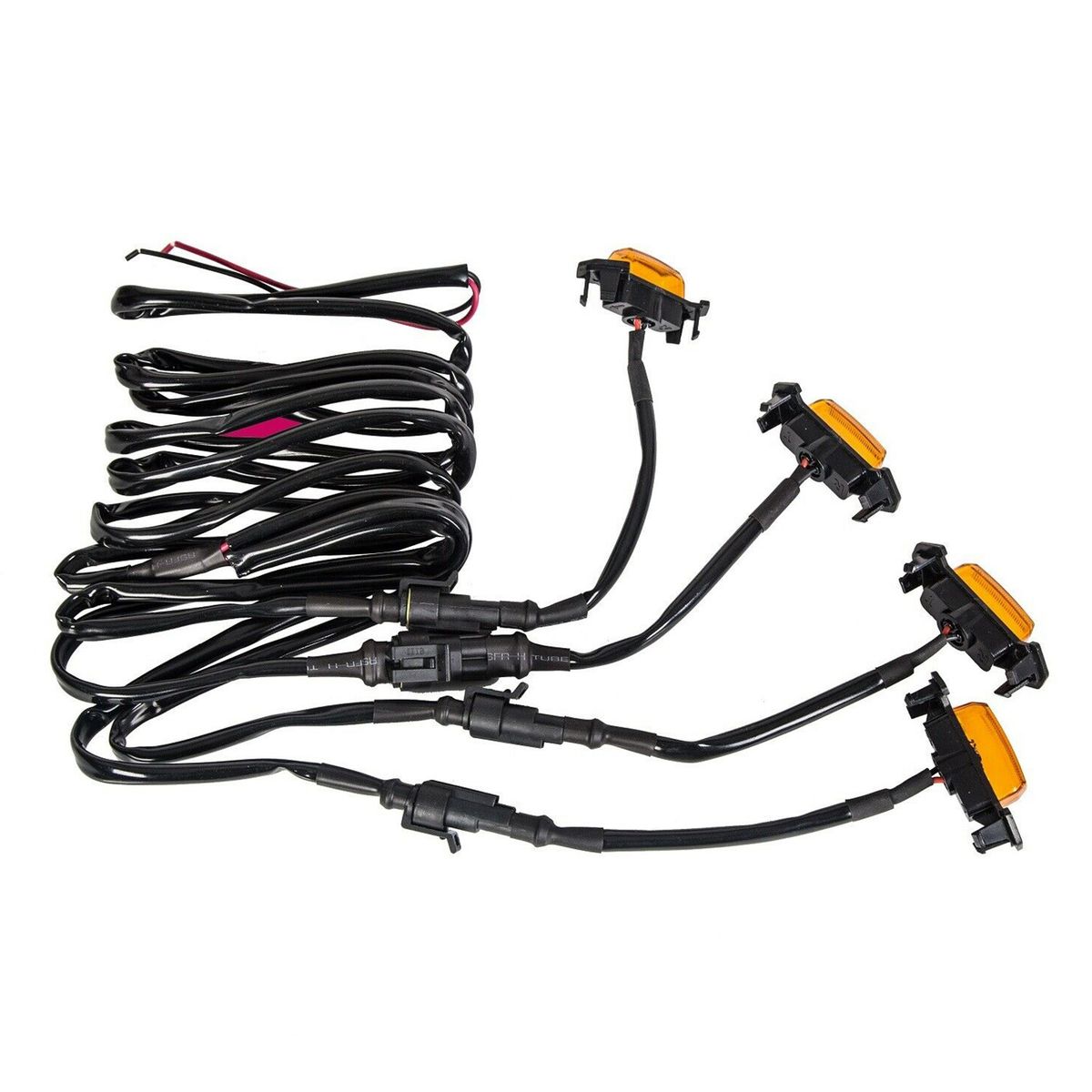 Set Of 4 Grille Amber Led Lights Kit For Toyota Tacoma Trd