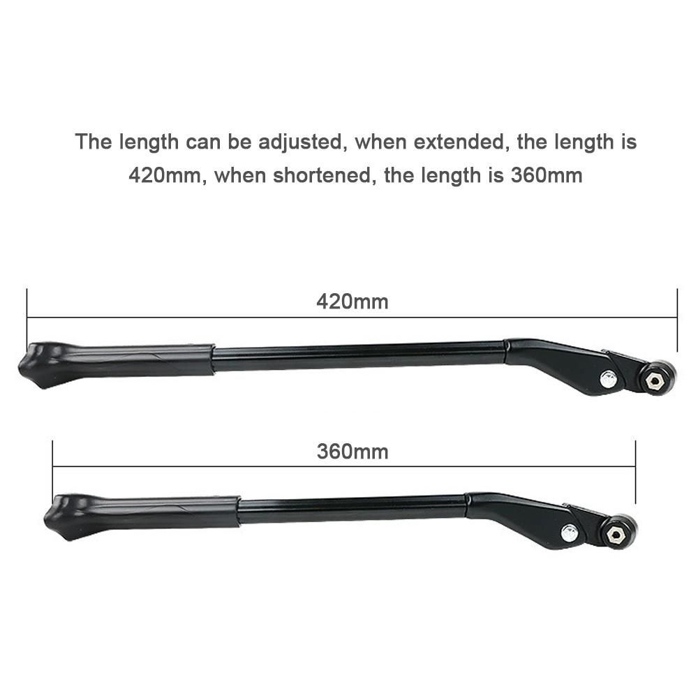 Quick Removal Bicycle Foot Brace Compatible With Mountain Bike 26-in / 27.5-in / 29-in Rear Support Folding Parking Frame Foot Support Stand Bicycle Kickstand Bicycle Accessories