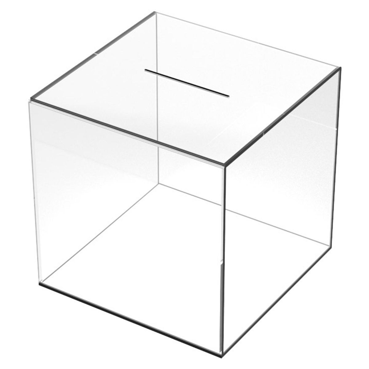 Coins Banknotes Box Transparent Acrylic Coins Money Box Transparent