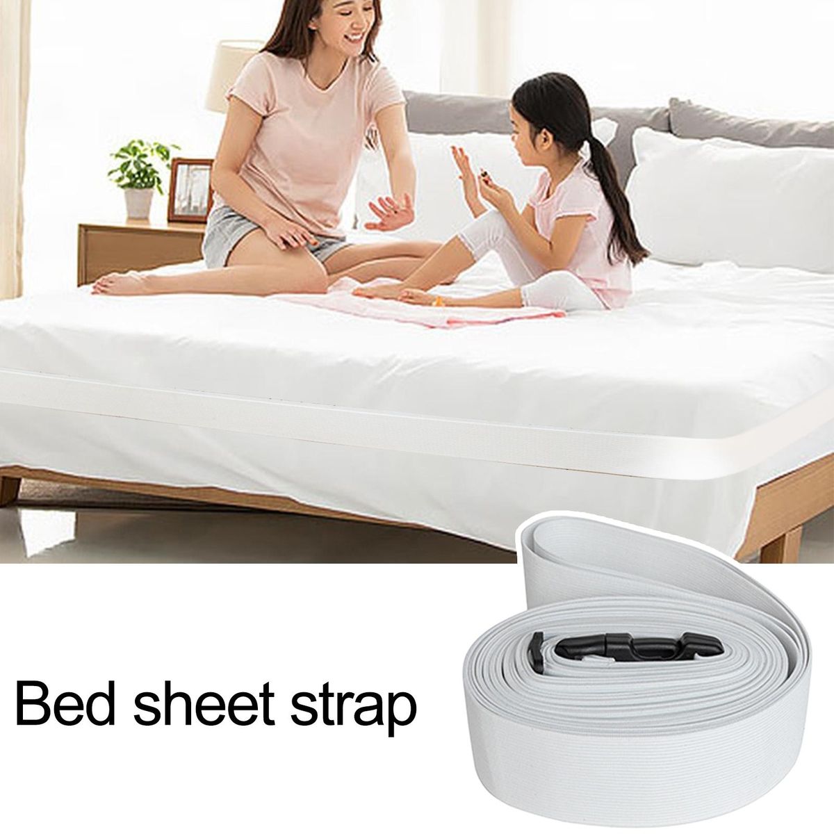 Bed Sheet Tightener Elastic Bed Sheet Fastener Secure Versatile