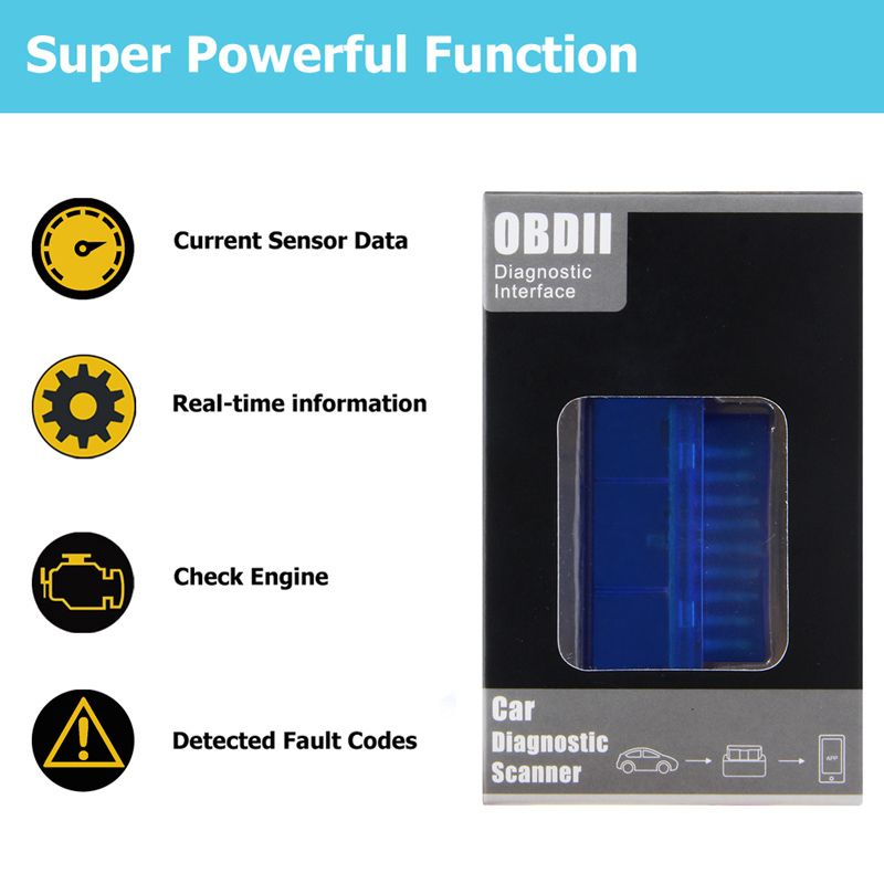 Obd2 Scanner Bluetooth V1.5 Car Diagnostic Tools For Toyota