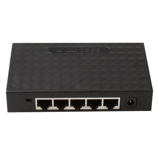 5-Port 10/100/1000Mbps Gigabit Desktop Switch Fast Ethernet Network