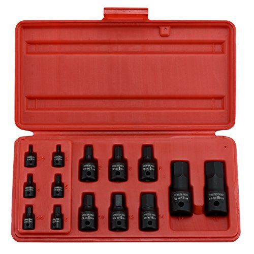 NEIKO 01141B Allen Bit Socket Set  14 Piece  MM  25mm To 19m