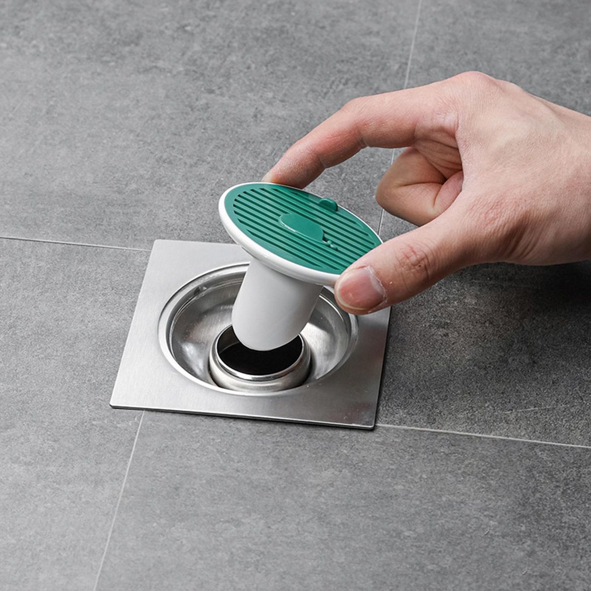Whale Magnetic Drain Cover Versatile Kitchen Bathroom Odor-proof Green