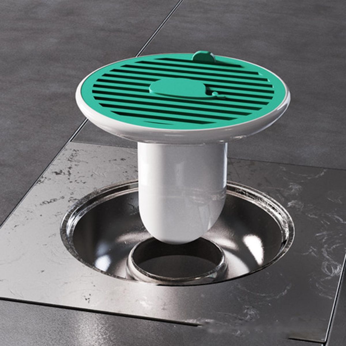 Whale Magnetic Drain Cover Versatile Kitchen Bathroom Odor-proof Green