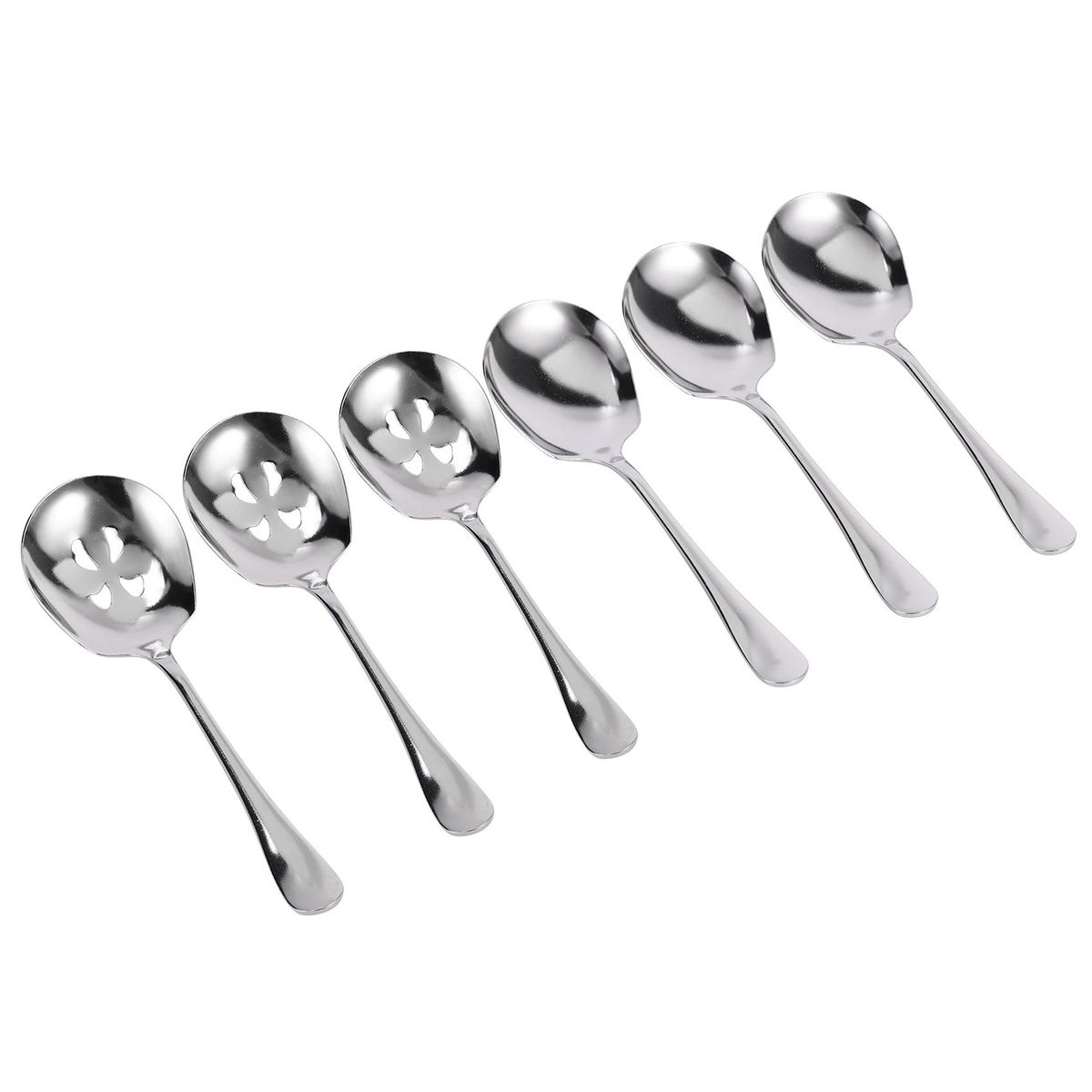 Dinner Spoon Set, Stainless Steel Buffet Banquet Spoon,