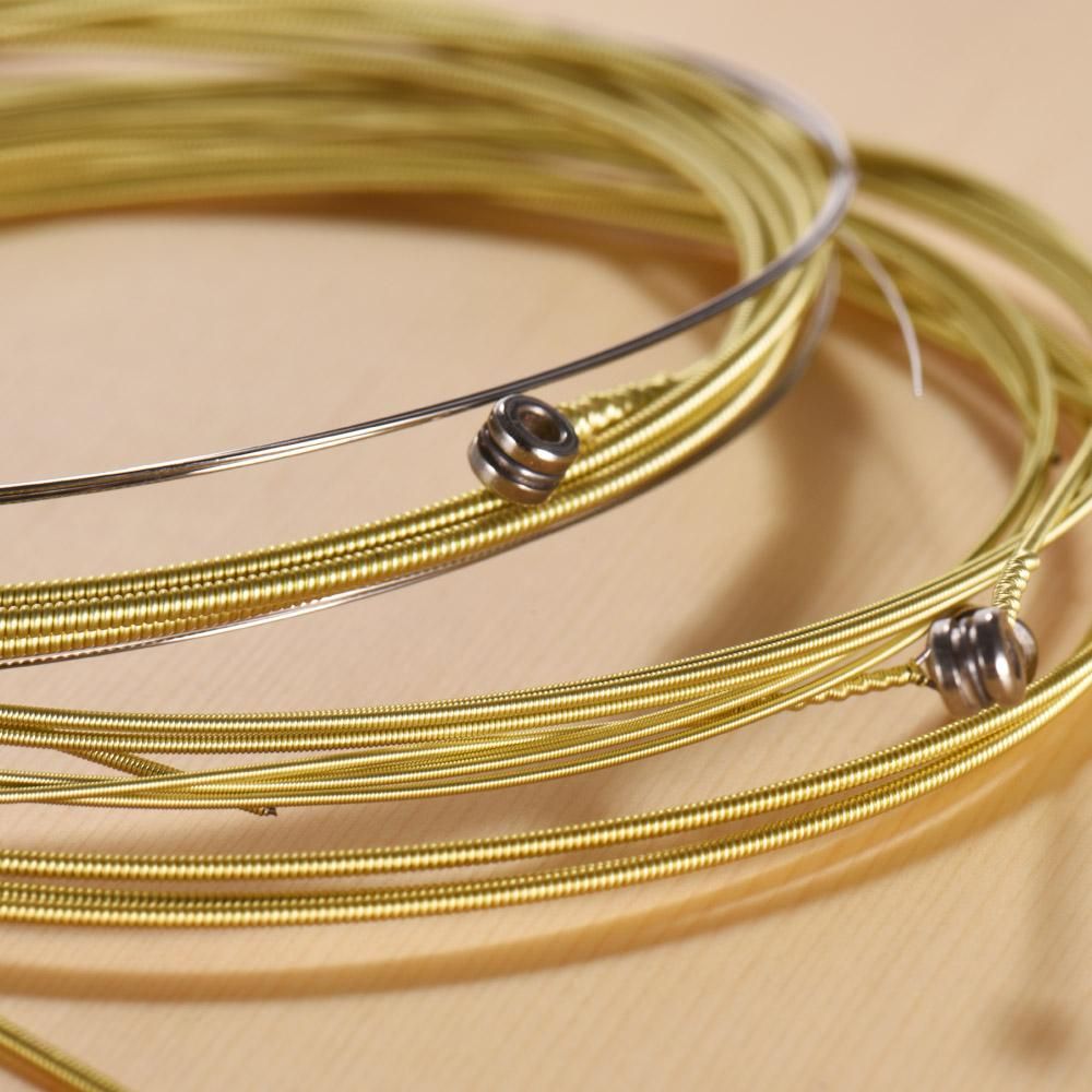 Alice A406 Series Acoustic Folk Guitar Strings Set Stainless Steel Wire Steel Core Coated Copper Alloy Wound, 6pcs/ Set, Super Light(.011-.052)