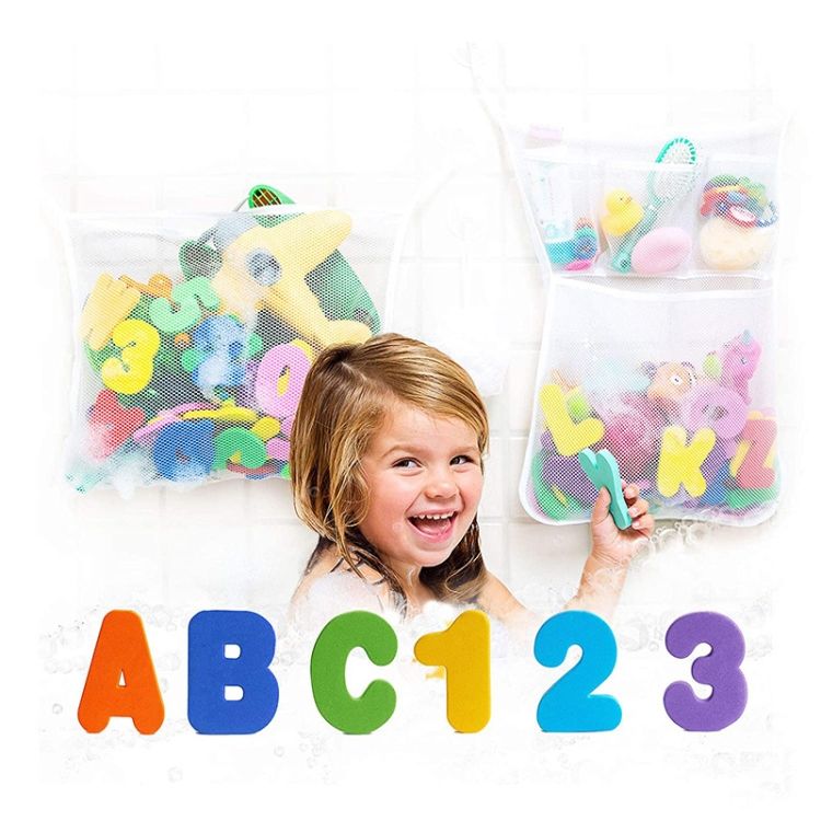 36pcs/Set Alphanumeric Letter Puzzle Baby Bath Toys Soft EVA Kids Baby Water Toys For Bathroom Early Educational Suction Up Toy
