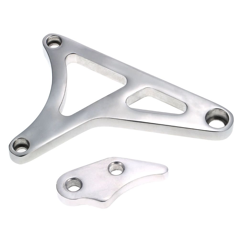 Billet Polished Aluminum Alternator Bracket Kit Small Block