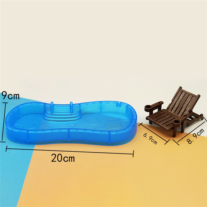 Cute Mini Swimming Decoration Simulation Pool Swimming Ring
