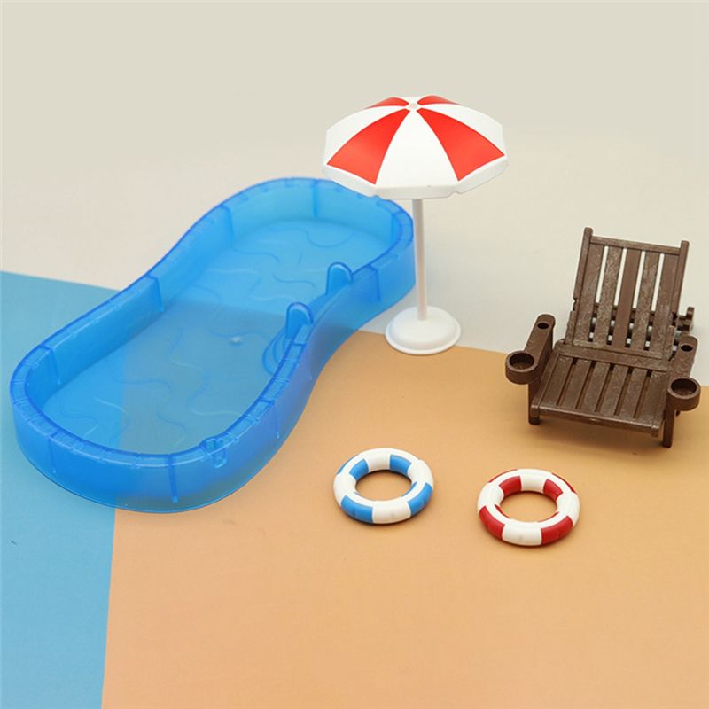 Cute Mini Swimming Decoration Simulation Pool Swimming Ring