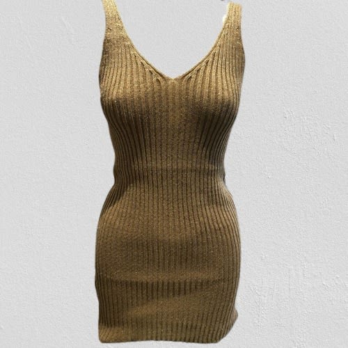 Fleck Dress/tunic - Gold