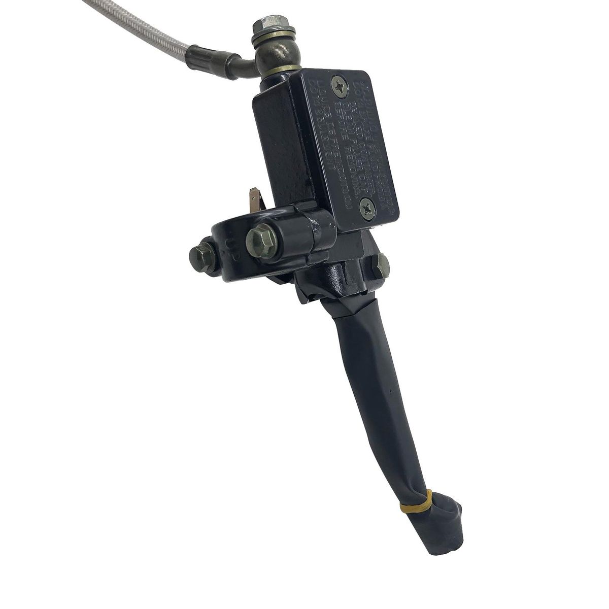 Front Disc Brake Master Cylinder Caliper with Brake Pad Assembly Replacement for Chinese 50cc 70cc 90cc 110cc 125cc Dirt Bike Pit Bike