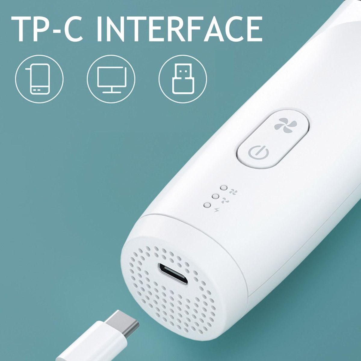 Electric Hair Clipper for Baby Dual Motor Drive Strong Suction Low Noise Rounded Cutter Head IPX7 Waterproof