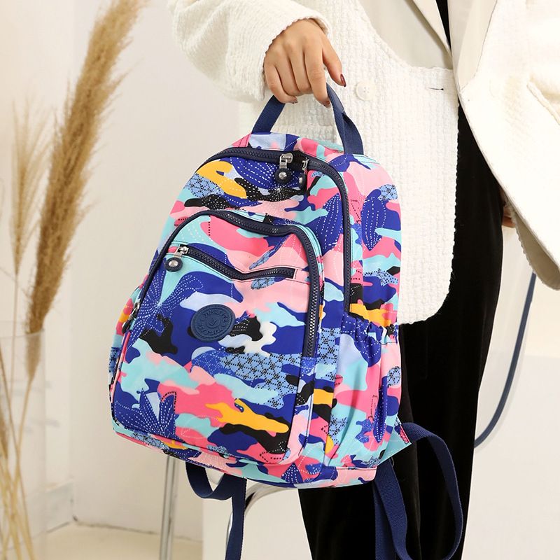 Nylon Canvas Backpack Ladies Casual Backpack Waterproof