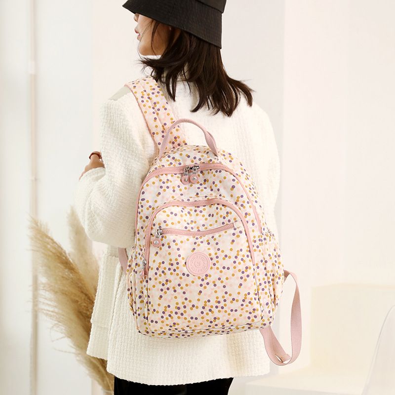 Nylon Canvas Backpack Ladies Casual Backpack Waterproof