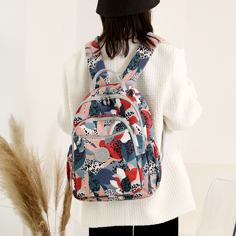 Nylon Canvas Backpack Ladies Casual Backpack Waterproof