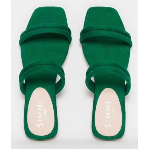 Flat Two Strap Slip On Slippers
