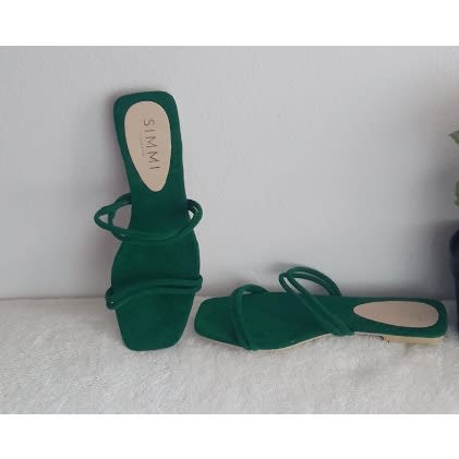 Flat Two Strap Slip On Slippers