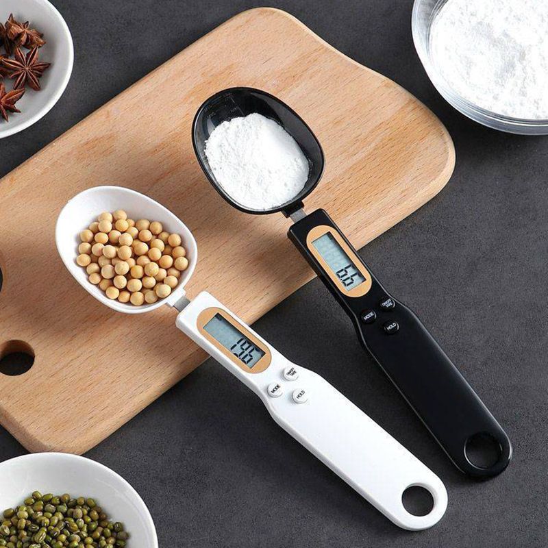 Electronic Kitchen Scale 500g 0.1g LCD Measuring Food Spoon