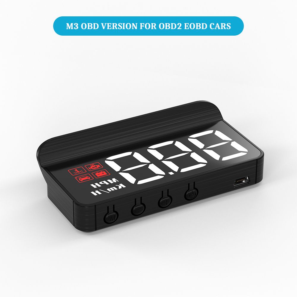 OBD HUD Car GPS Digital Speedometer Projector Auto Consumption Head-up Display Projection
