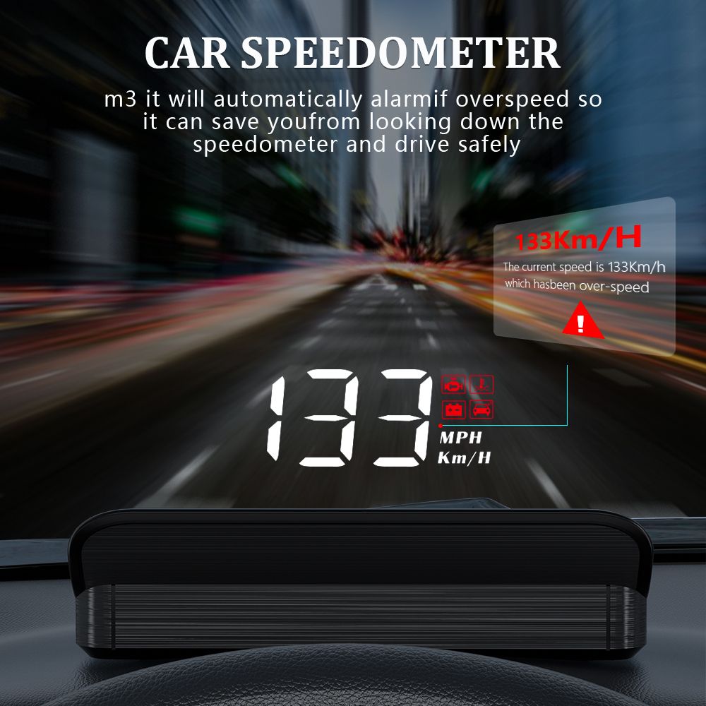 OBD HUD Car GPS Digital Speedometer Projector Auto Consumption Head-up Display Projection