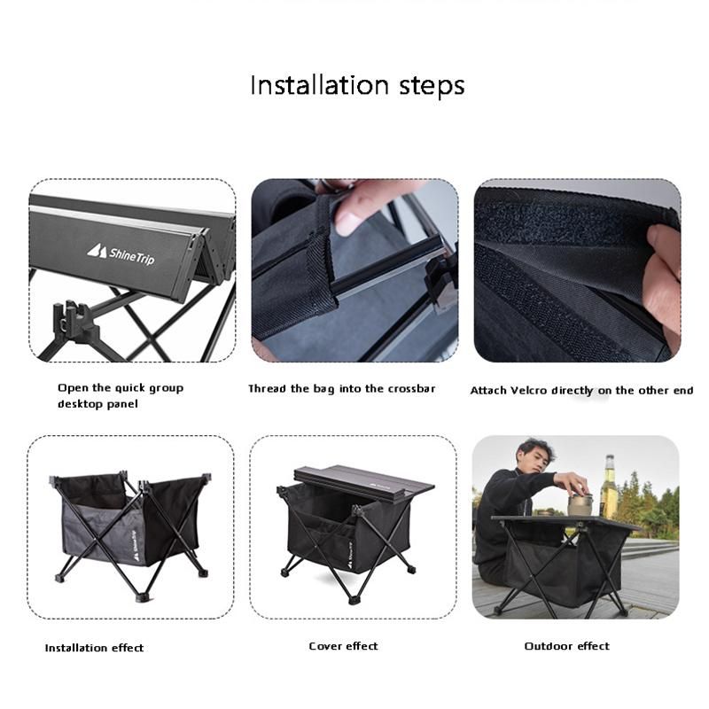 ShineTrip Outdoor Camping Seat Pocket Folding Storage Bag