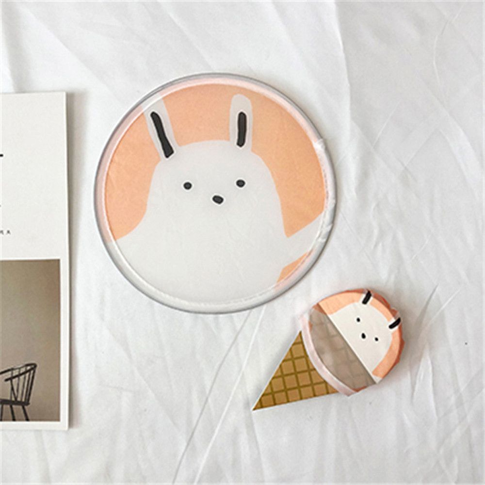 Cute 2020 Flyer Handheld Gift Folding Fan Pocket Purse Multicolor Fans Funzip Drop Shape #0814 Portable Mini Practical Fruit