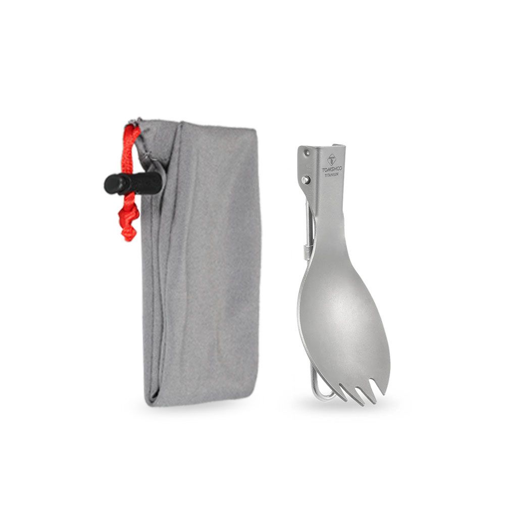 Titanium Folding Spork Outdoor Camping Hiking