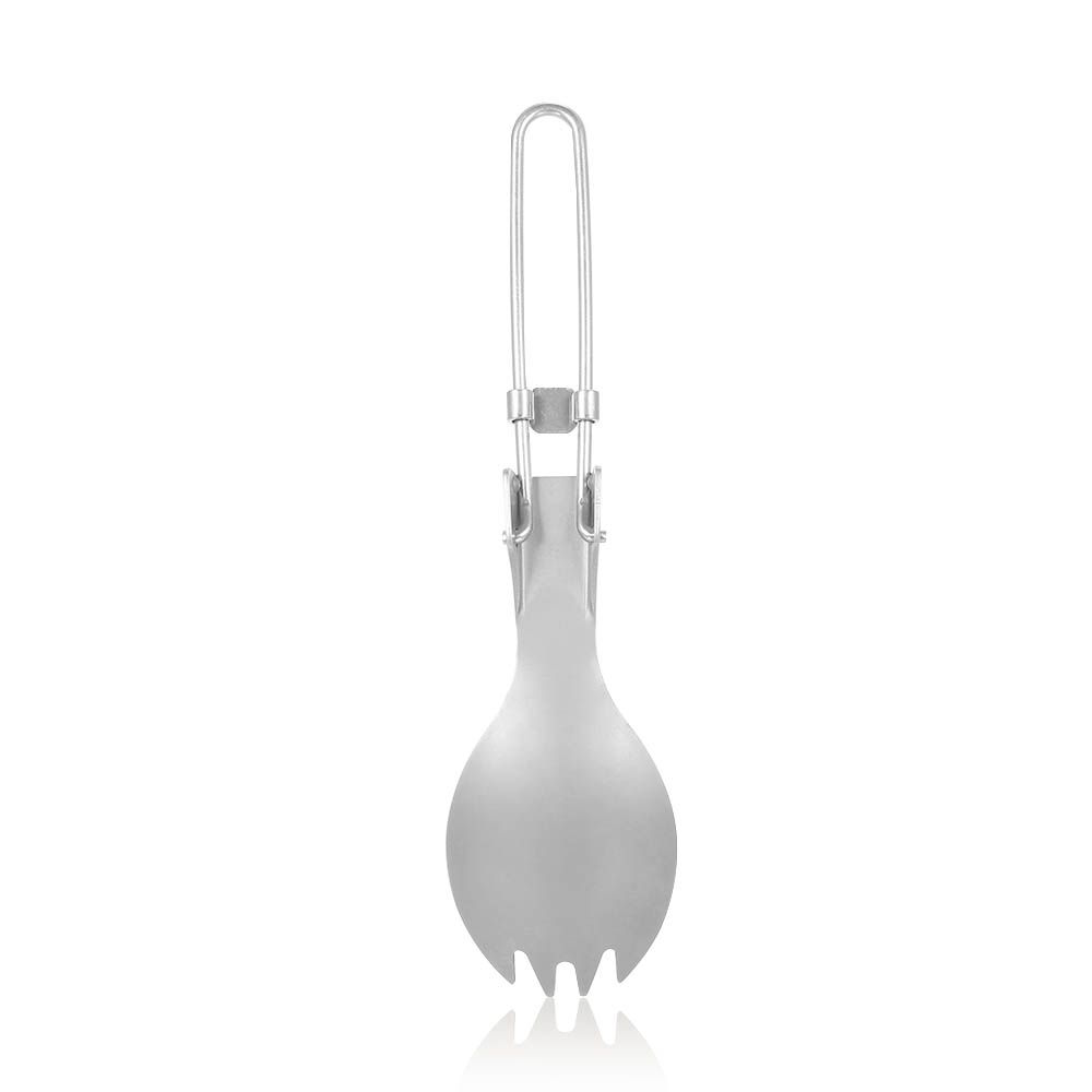Titanium Folding Spork Outdoor Camping Hiking
