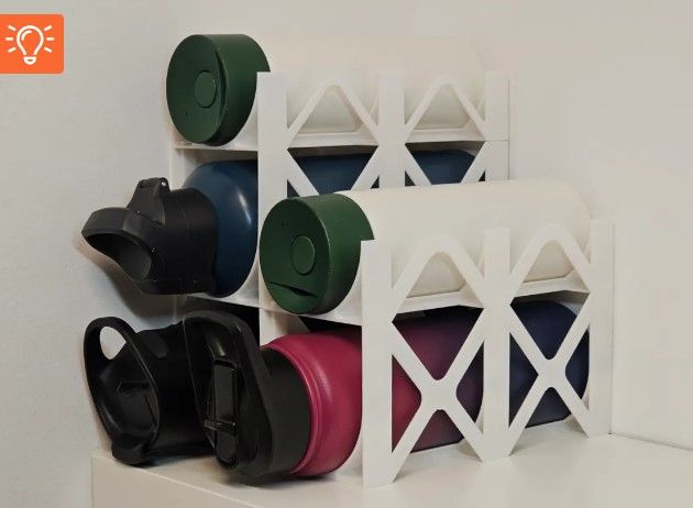 3d Printed Stackable Bottle Holder