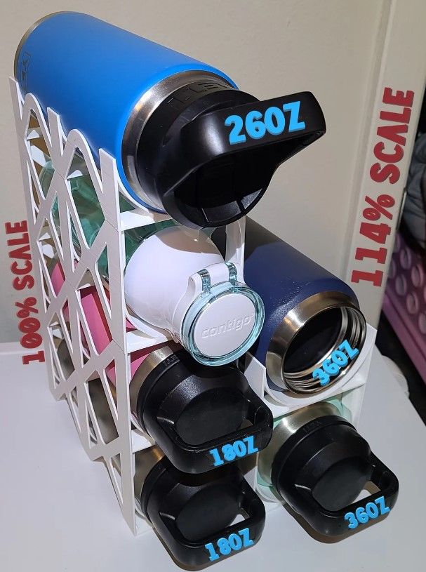 3d Printed Stackable Bottle Holder