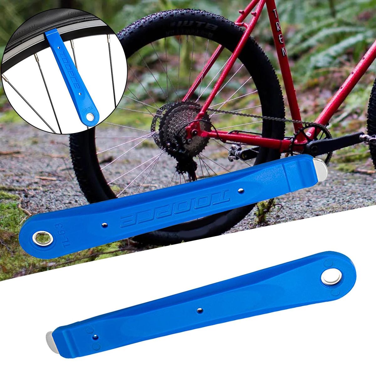 2Pcs Tire Changing Levers Anti Corrosion Tire Changing Levers Blue