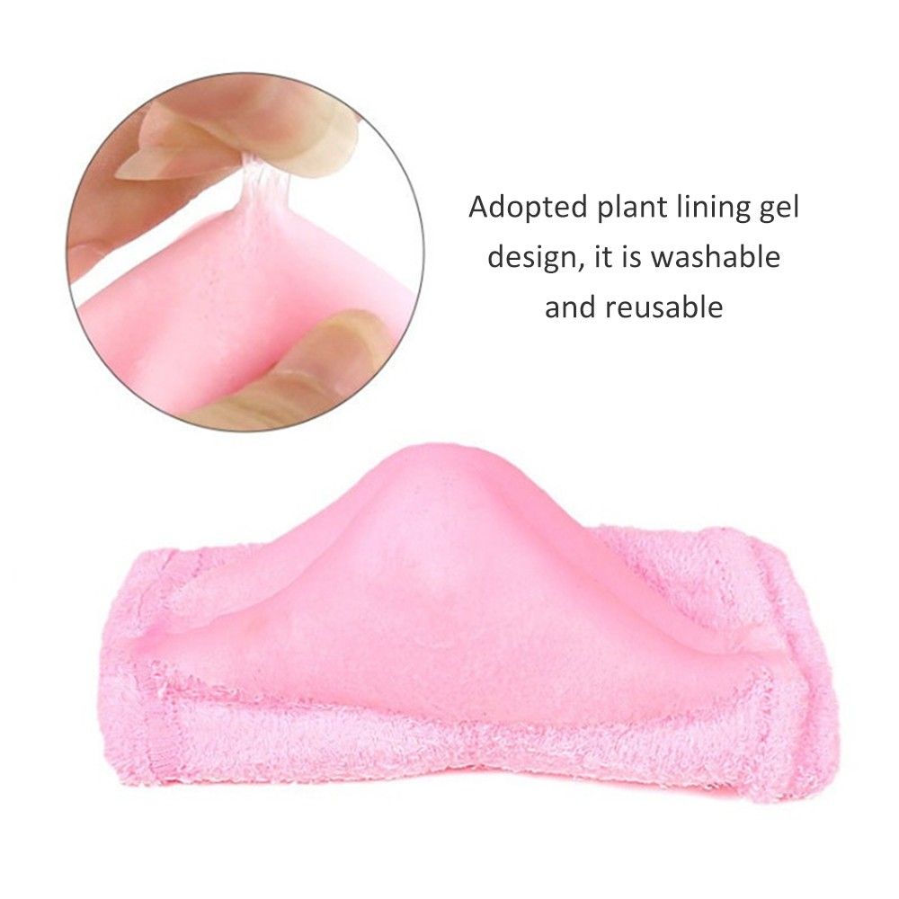 M-oisturizing Heel Socks G-el Lined Toeless Spa Socks For
