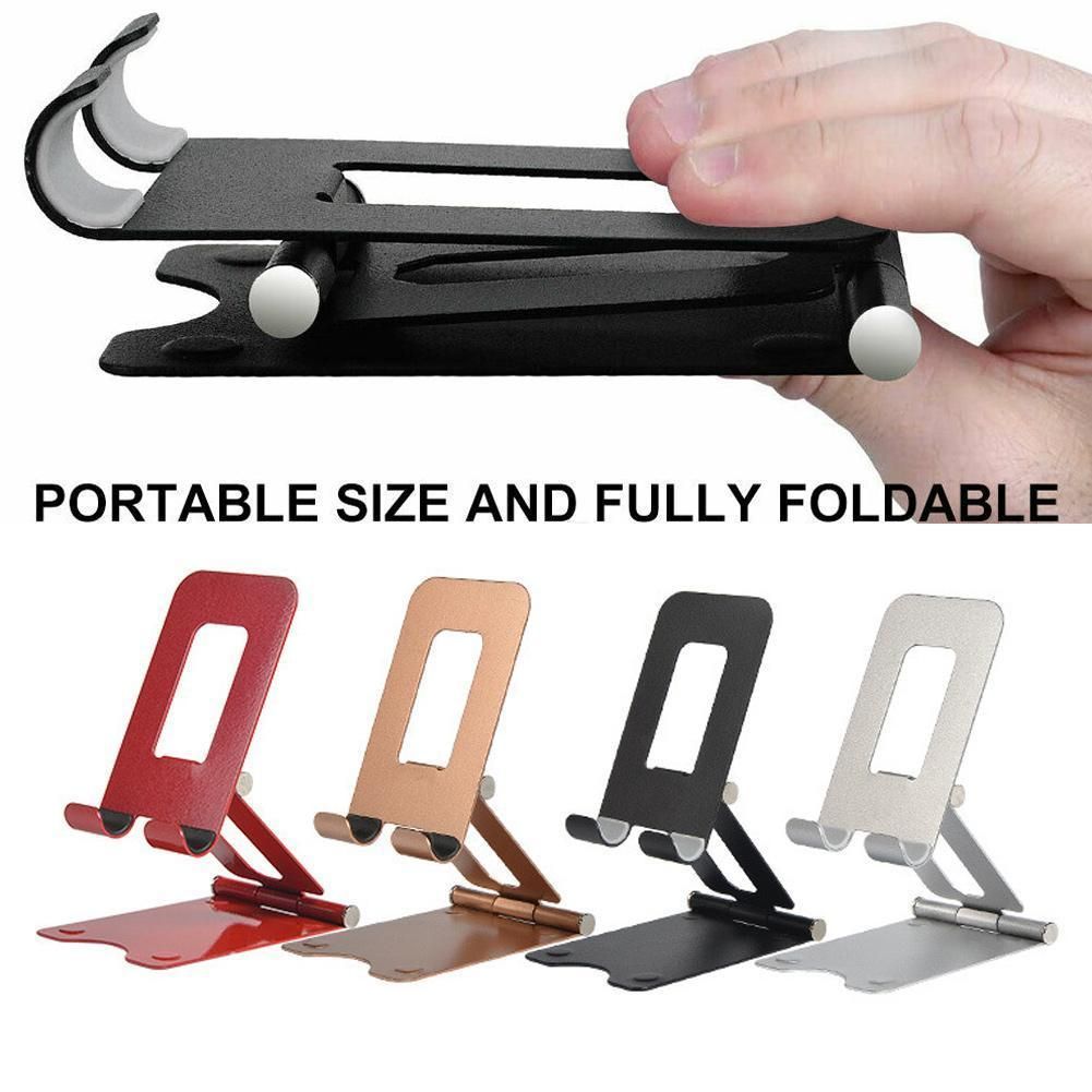 1PC Creative Double Folding Lazy Holder Adjustable Mobile