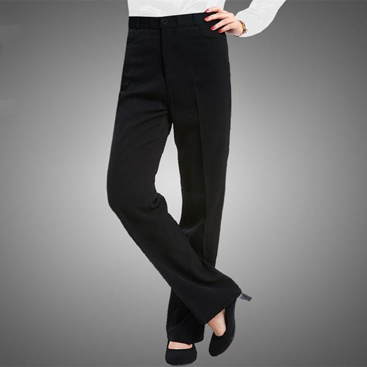 Black Women's Work Pants Trousers Waiter Salesman Business Pants Business Work Clothes Salesperson Oversized Cargo Pants