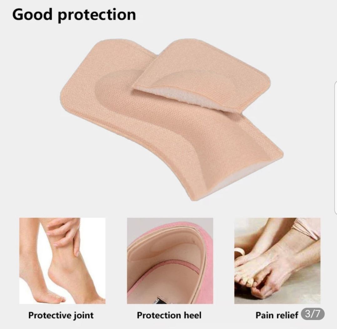 4D Heel Liners/ Insoles Heel Protect  -2pairs