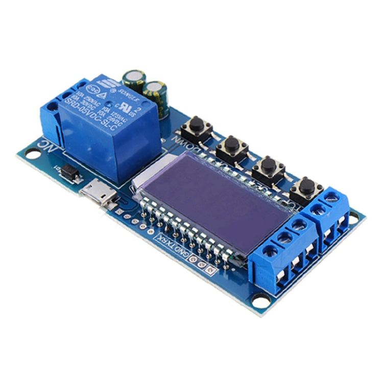 6-30V Micro USB Digital LCD Delay Relay