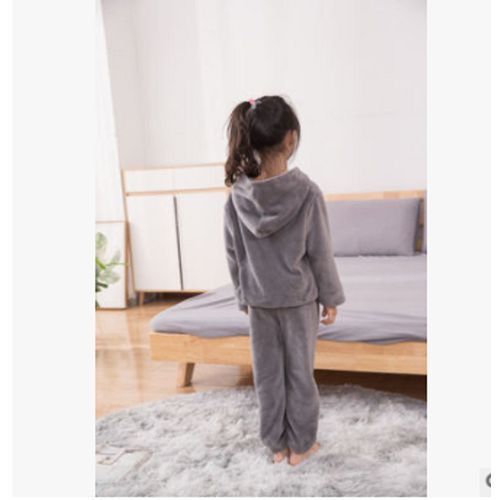 Coral Velvet Pajamas Baby Home Warm Pajamas