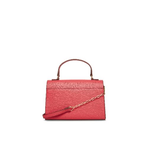 Flap Top Handle Satchel - Begonia Pink