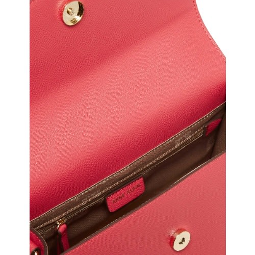Flap Top Handle Satchel - Begonia Pink